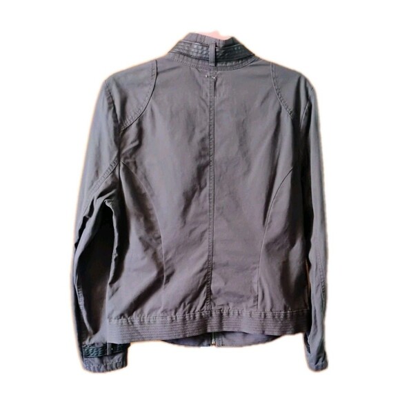 Ruff Hewn NWOT Women's Black‎ Jacket With Strap Accents, Size M - Picture 2 of 7